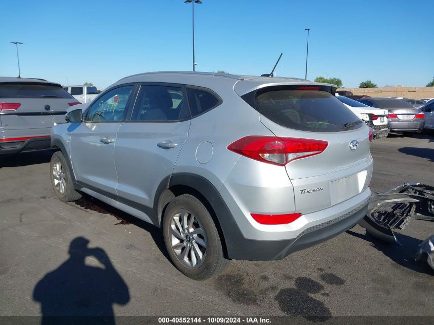 2017 Hyundai Tucson Limited/Sport And Eco/Se VIN: KM8J33A42HU587249 Lot: 40552144