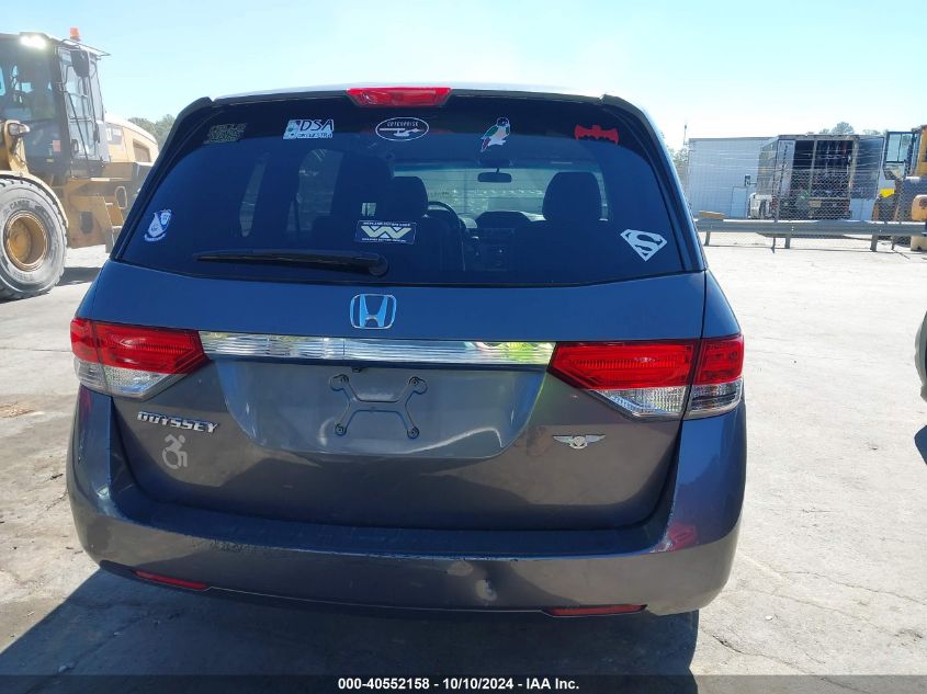 VIN 5FNRL5H20FB049775 2015 Honda Odyssey, LX no.16