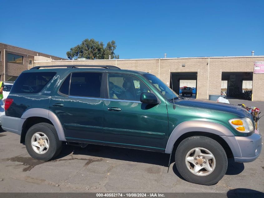 2001 Toyota Sequoia Sr5 V8 VIN: 5TDZT34A51S018186 Lot: 40552174