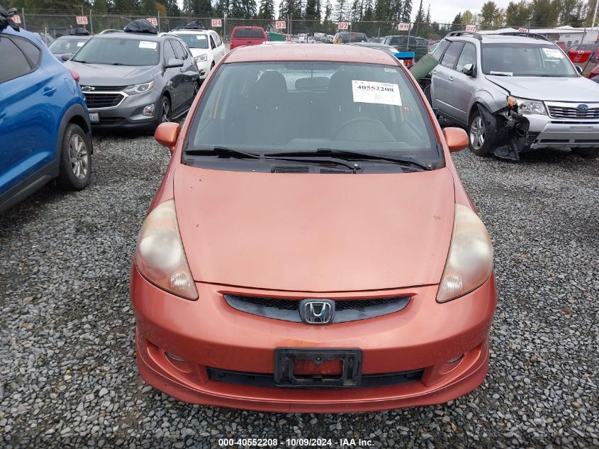 JHMGD38638S059152 2008 Honda Fit Sport