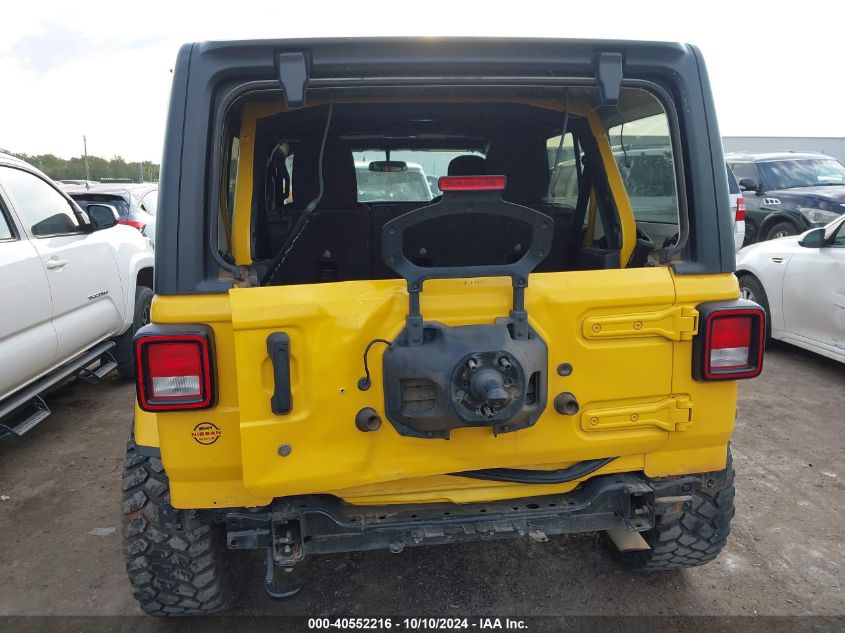 2020 Jeep Wrangler Unlimited Sahara 4X4 VIN: 1C4HJXEN1LW114684 Lot: 40552216