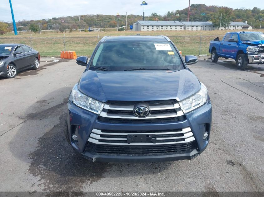 2019 Toyota Highlander Xle VIN: 5TDJZRFH5KS926230 Lot: 40552225