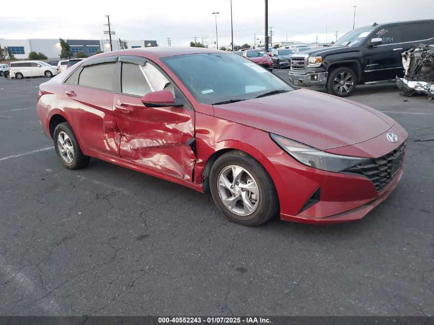 VIN KMHLL4AG4NU349763 2022 Hyundai Elantra, SE no.1