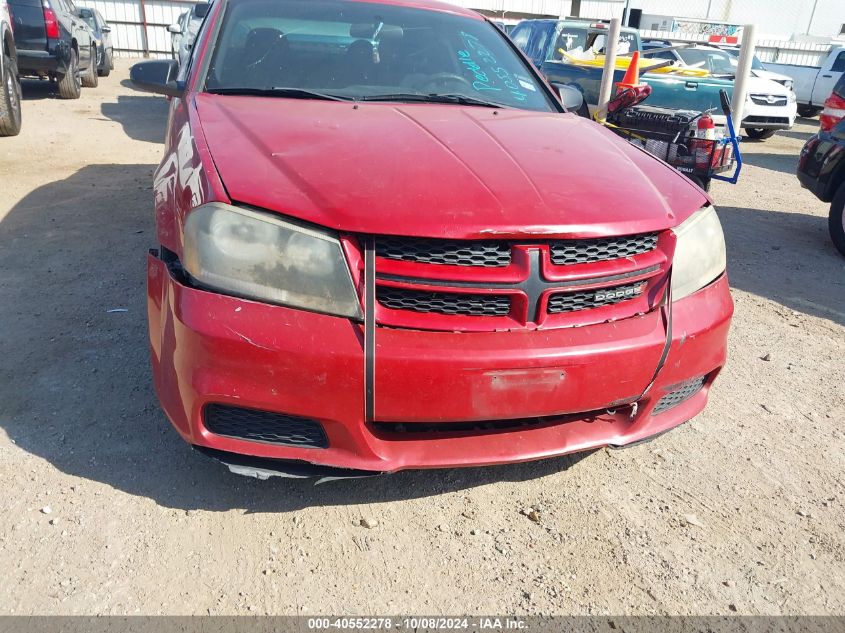 1C3CDZAB7EN182476 2014 Dodge Avenger Se