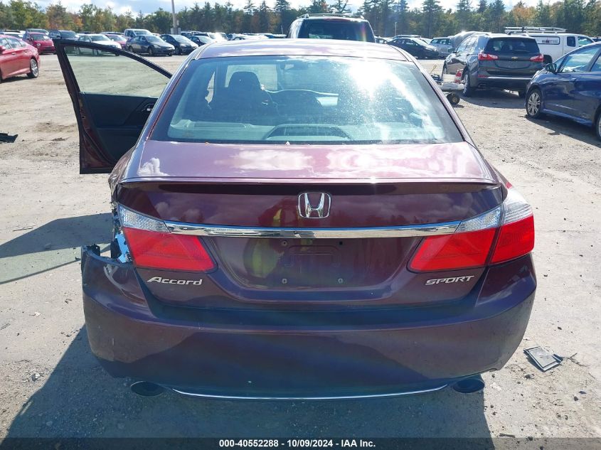 1HGCR2F58DA179102 2013 Honda Accord Sport