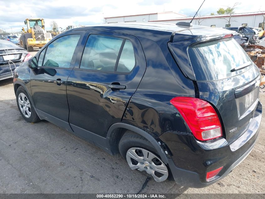 2019 Chevrolet Trax Ls VIN: 3GNCJKSB8KL162766 Lot: 40552290