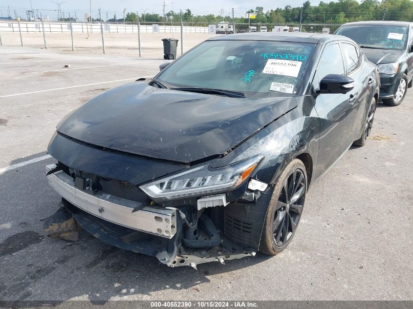 2020 Nissan Maxima Sr Xtronic Cvt VIN: 1N4AA6EV2LC386180 Lot: 40552390