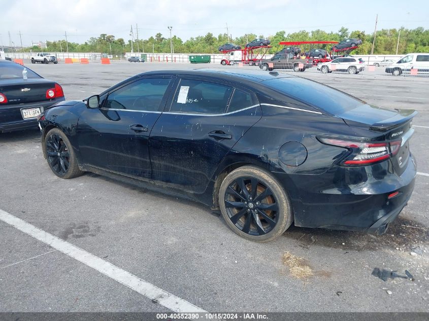 2020 Nissan Maxima Sr Xtronic Cvt VIN: 1N4AA6EV2LC386180 Lot: 40552390