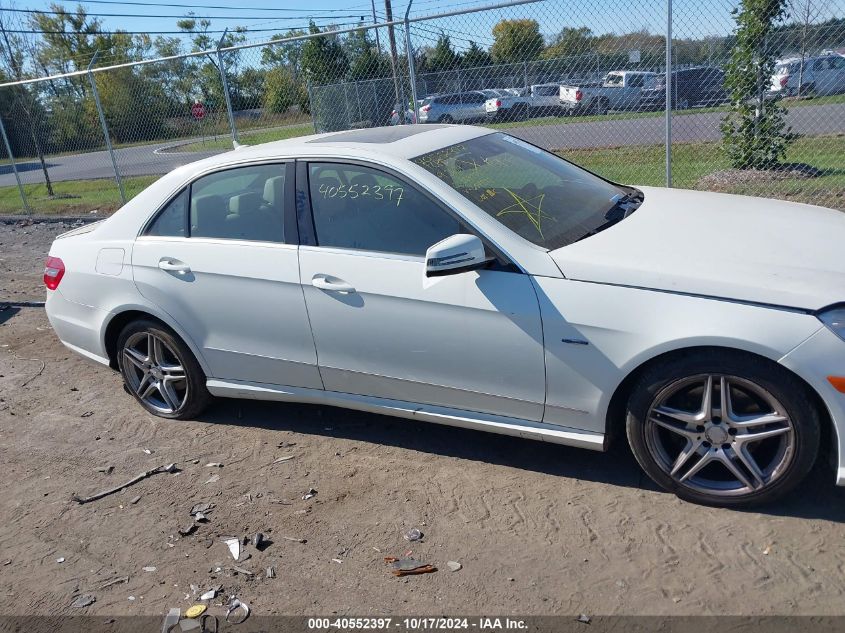 2012 Mercedes-Benz E 350 4Matic VIN: WDDHF8JB2CA654292 Lot: 40552397