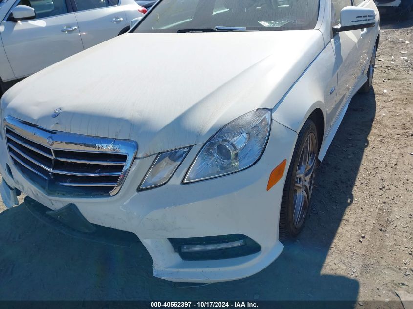 2012 Mercedes-Benz E 350 4Matic VIN: WDDHF8JB2CA654292 Lot: 40552397