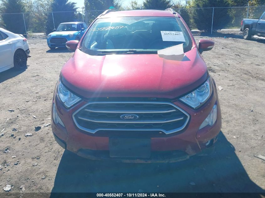 2020 Ford Ecosport Se VIN: MAJ6S3GL2LC336439 Lot: 40552407