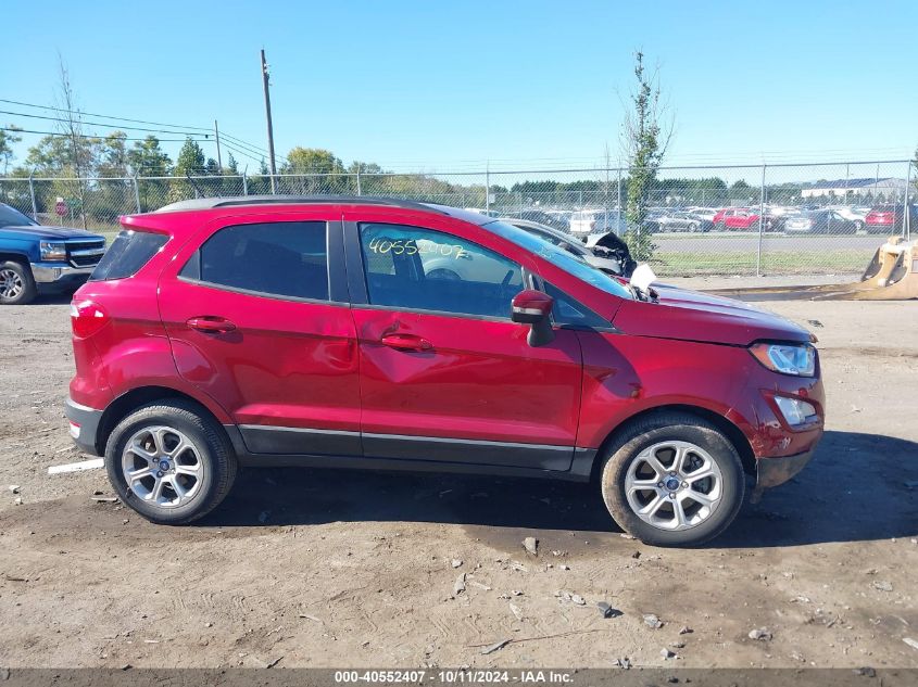 2020 Ford Ecosport Se VIN: MAJ6S3GL2LC336439 Lot: 40552407