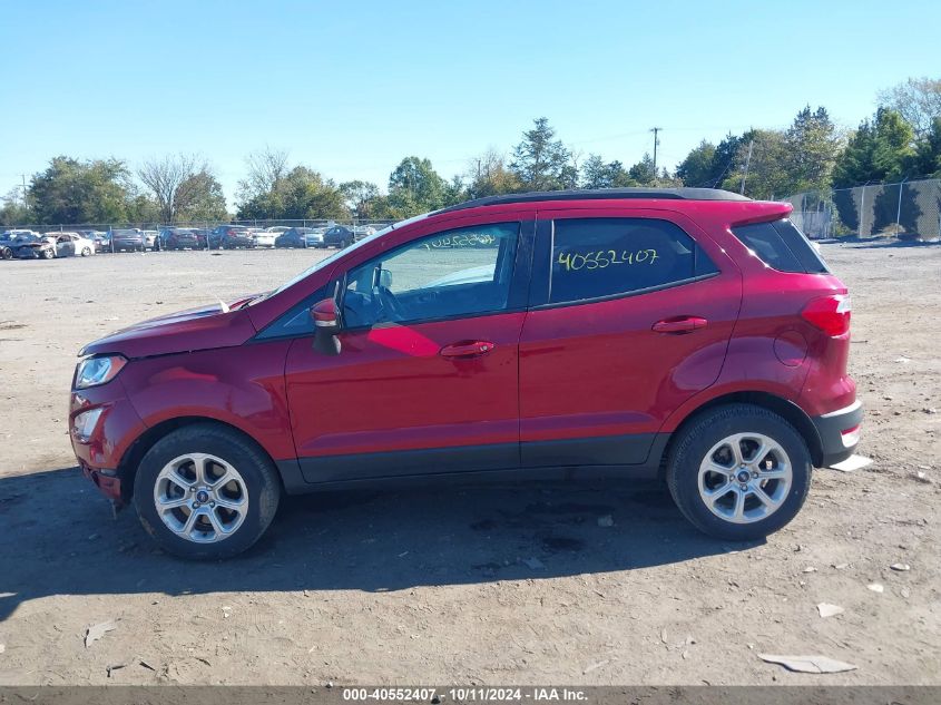 2020 Ford Ecosport Se VIN: MAJ6S3GL2LC336439 Lot: 40552407