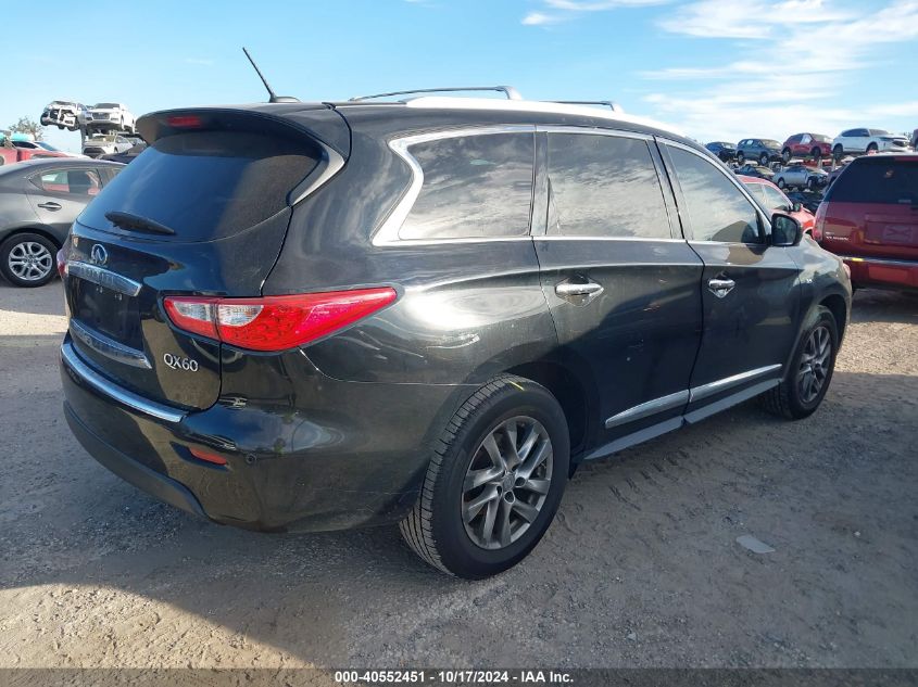 2014 Infiniti Qx60 VIN: 5N1AL0MM4EC543555 Lot: 40552451