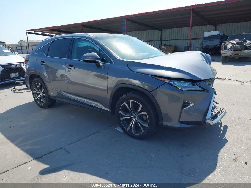 VIN 2T2BGMCA0KC034802 2019 Lexus RX, 450H no.1