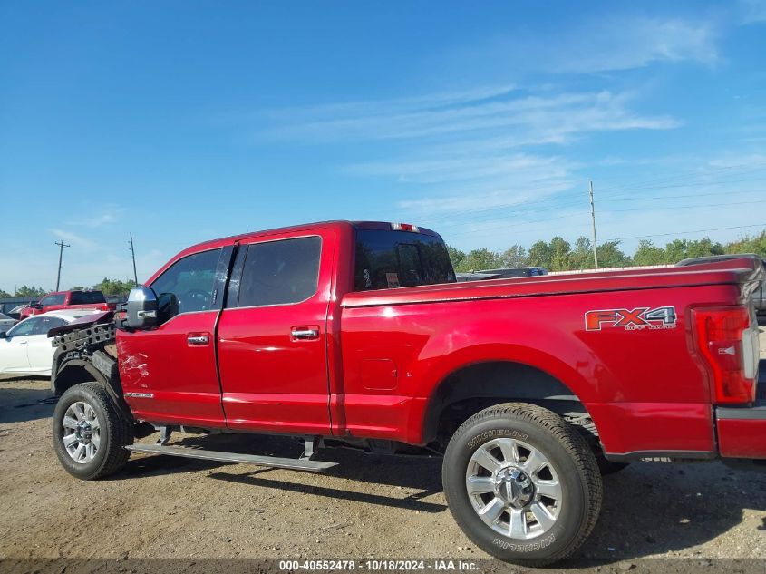 2017 Ford F-350 Platinum VIN: 1FT8W3BT1HEC39193 Lot: 40552478