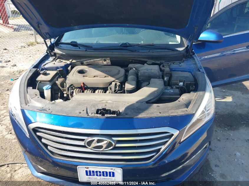 2015 Hyundai Sonata Se VIN: 5NPE24AF9FH224485 Lot: 40552485