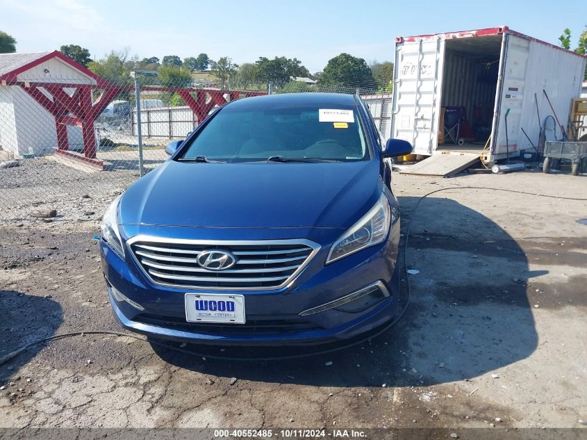 2015 Hyundai Sonata Se VIN: 5NPE24AF9FH224485 Lot: 40552485