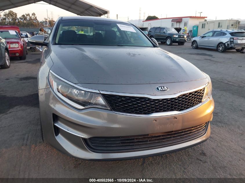 2016 Kia Optima Lx VIN: 5XXGT4L34GG112280 Lot: 40552565