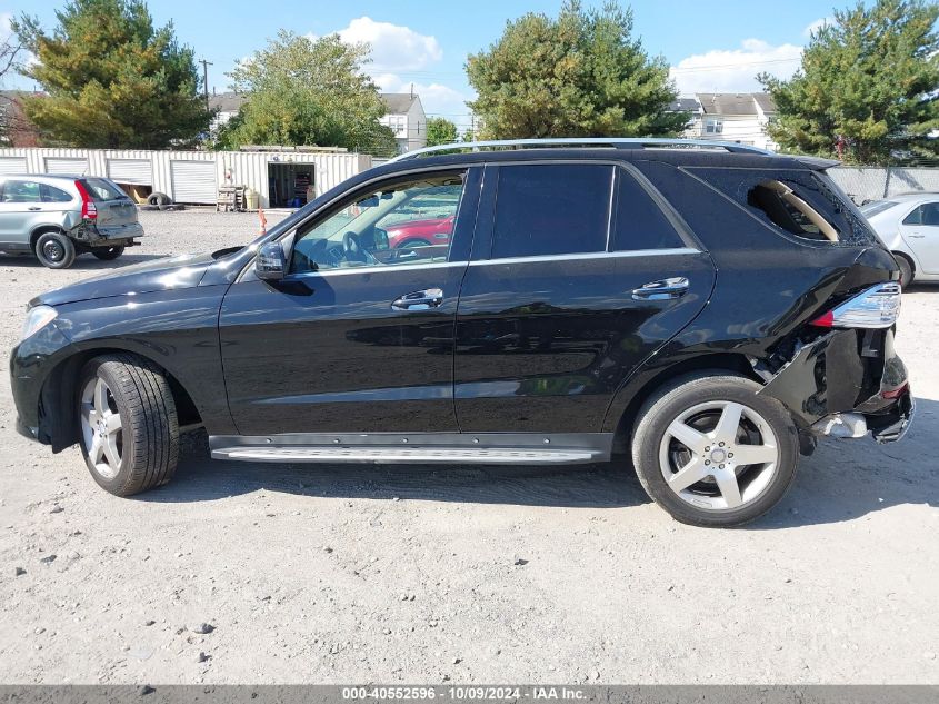 2014 Mercedes-Benz Ml 550 4Matic VIN: 4JGDA7DB4EA323659 Lot: 40552596