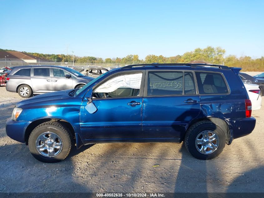 JTEHP21A170208525 2007 Toyota Highlander V6