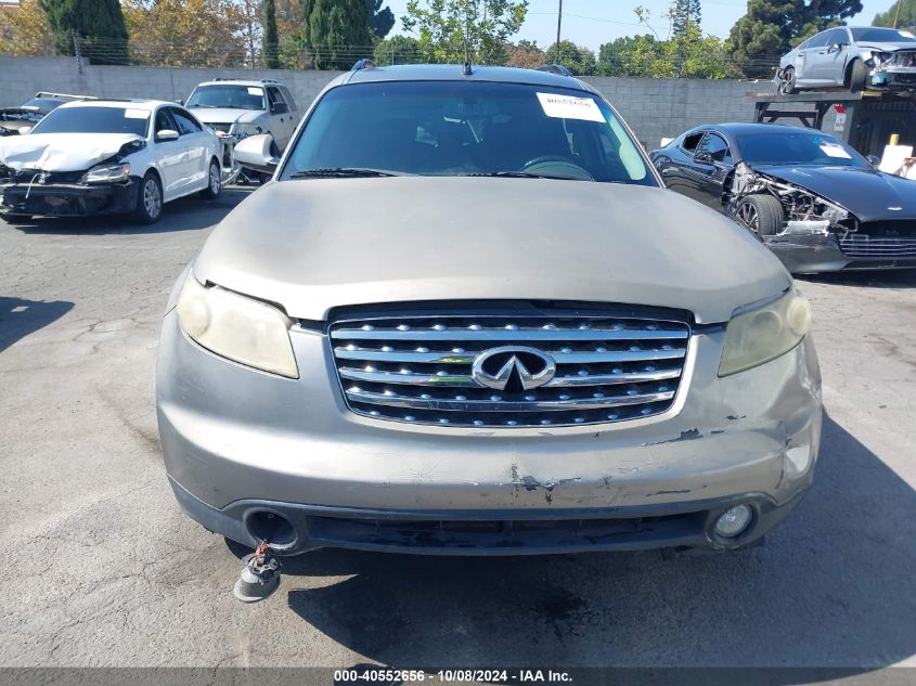 2005 Infiniti Fx35 VIN: JNRAS08W05X220602 Lot: 40552656