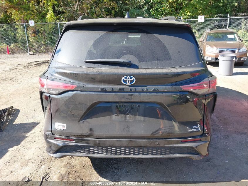 2022 Toyota Sienna Xse VIN: 5TDXSKFC0NS071340 Lot: 40552687