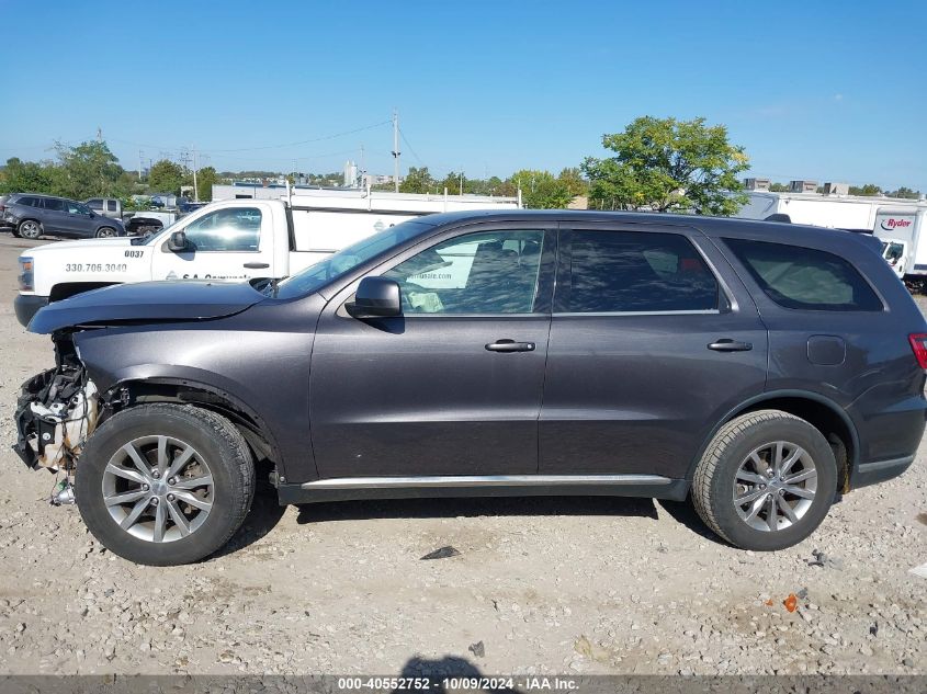 2018 Dodge Durango Sxt VIN: 1C4RDJAG4JC448447 Lot: 40552752