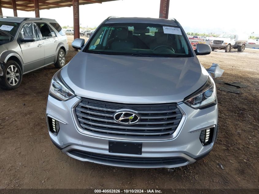 2017 Hyundai Santa Fe Se VIN: KM8SNDHF2HU178342 Lot: 40552826