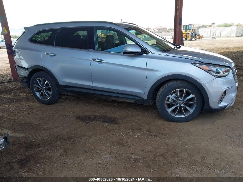 2017 Hyundai Santa Fe Se VIN: KM8SNDHF2HU178342 Lot: 40552826