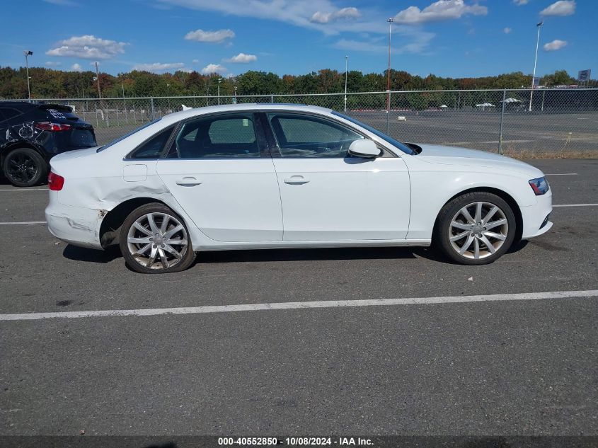 WAUHFAFL3DN037834 2013 Audi A4 2.0T Premium