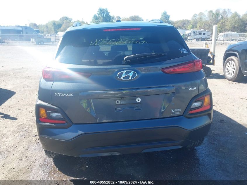 2019 Hyundai Kona Sel VIN: KM8K2CAA2KU318611 Lot: 40552852