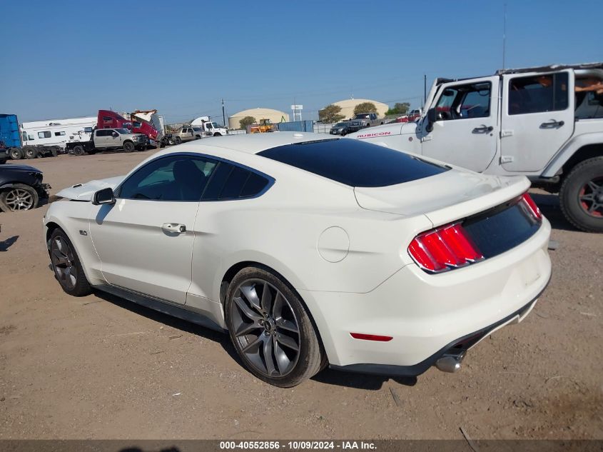 2015 Ford Mustang 50Th Anniversary VIN: 1FA6P8RF9F5500655 Lot: 40552856