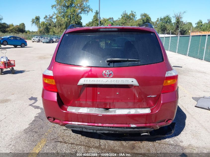 2010 Toyota Highlander Se V6 VIN: 5TDJK3EH0AS014459 Lot: 40552869