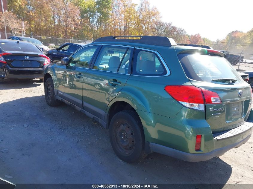 2013 Subaru Outback 2.5I VIN: 4S4BRBAC6D3297617 Lot: 40552913