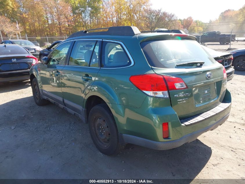 2013 Subaru Outback 2.5I VIN: 4S4BRBAC6D3297617 Lot: 40552913