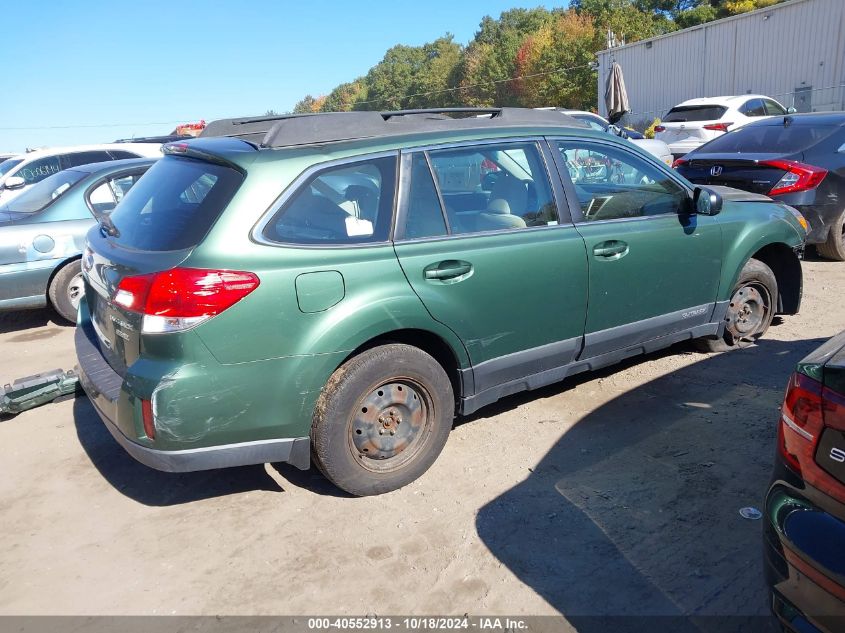 2013 Subaru Outback 2.5I VIN: 4S4BRBAC6D3297617 Lot: 40552913