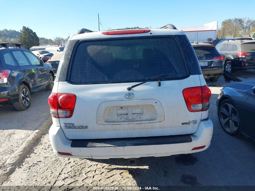 2007 Toyota Sequoia Sr5 VIN: 5TDZT34A07S287737 Lot: 40552936