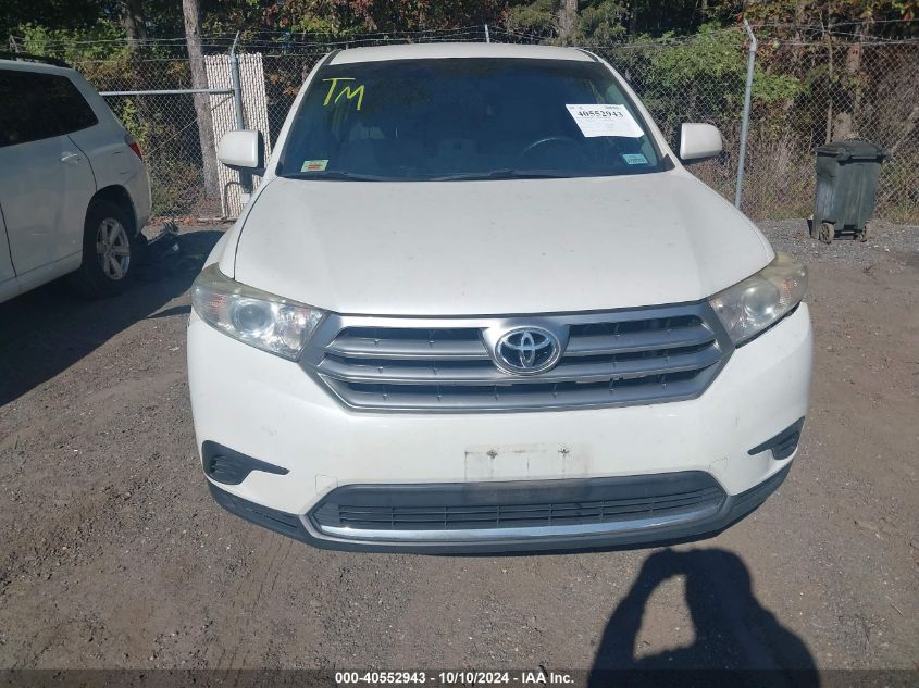 2013 Toyota Highlander VIN: 5TDZA3EH5DS039304 Lot: 40552943