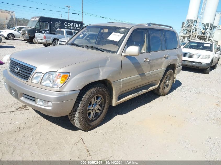 2002 Lexus Lx 470 VIN: JTJHT00WX23512507 Lot: 40552957