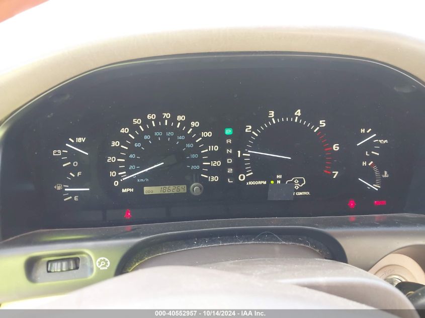 2002 Lexus Lx 470 VIN: JTJHT00WX23512507 Lot: 40552957