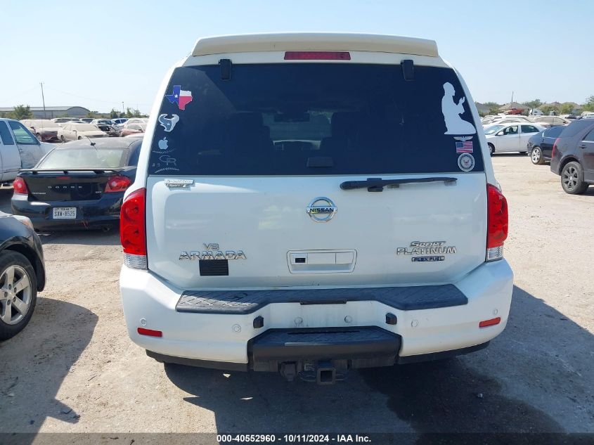 2012 Nissan Armada Platinum VIN: 5N1BA0NF1CN609152 Lot: 40552960