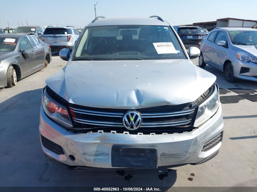 2017 Volkswagen Tiguan 2.0T/2.0T S VIN: WVGAV7AX4HK054620 Lot: 40552963