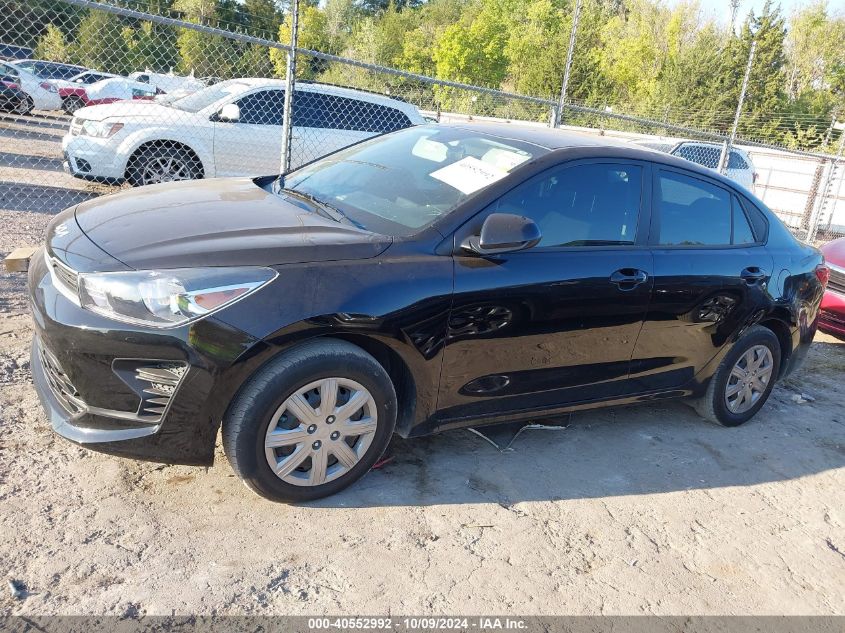 2022 Kia Rio Lx/S VIN: 3KPA24AD5NE449776 Lot: 40552992