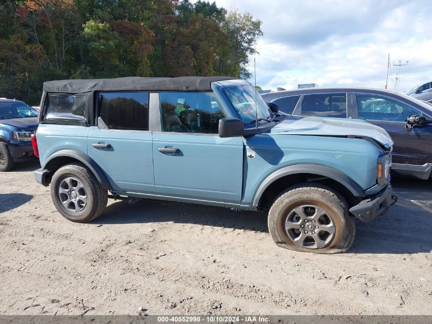 2022 Ford Bronco Big Bend VIN: 1FMDE5BH2NLB12741 Lot: 40552998