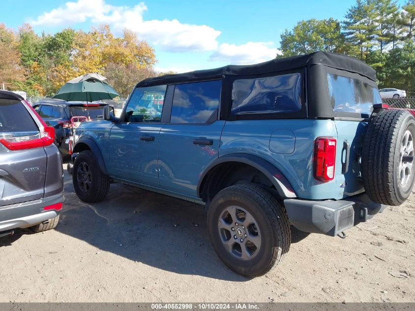 2022 Ford Bronco Big Bend VIN: 1FMDE5BH2NLB12741 Lot: 40552998