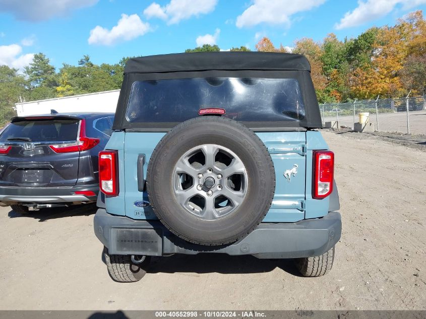 2022 Ford Bronco Big Bend VIN: 1FMDE5BH2NLB12741 Lot: 40552998