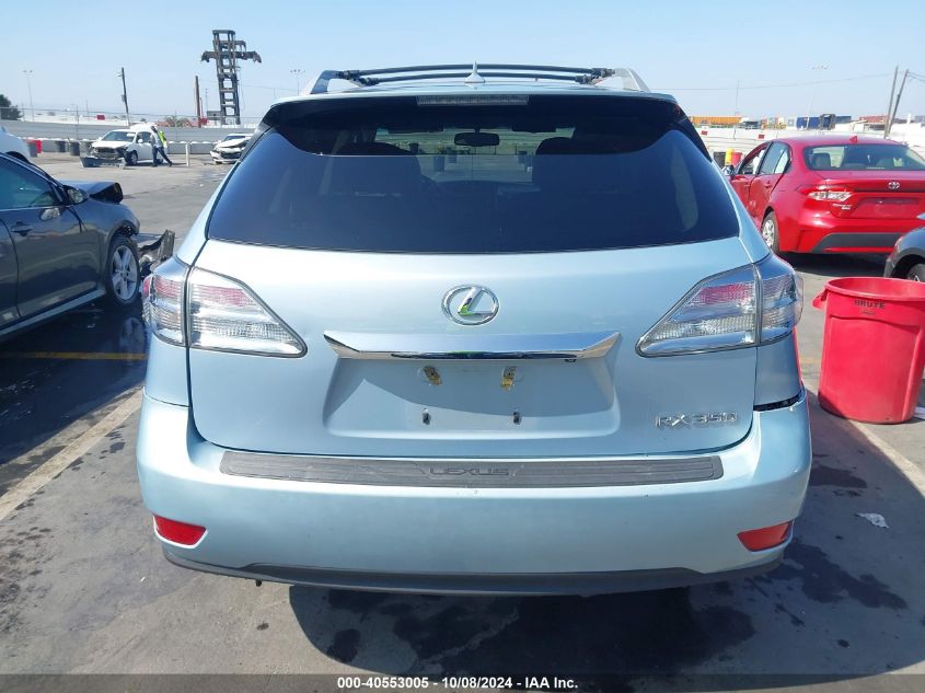 2011 Lexus Rx 350 VIN: 2T2ZK1BA2BC054918 Lot: 40553005