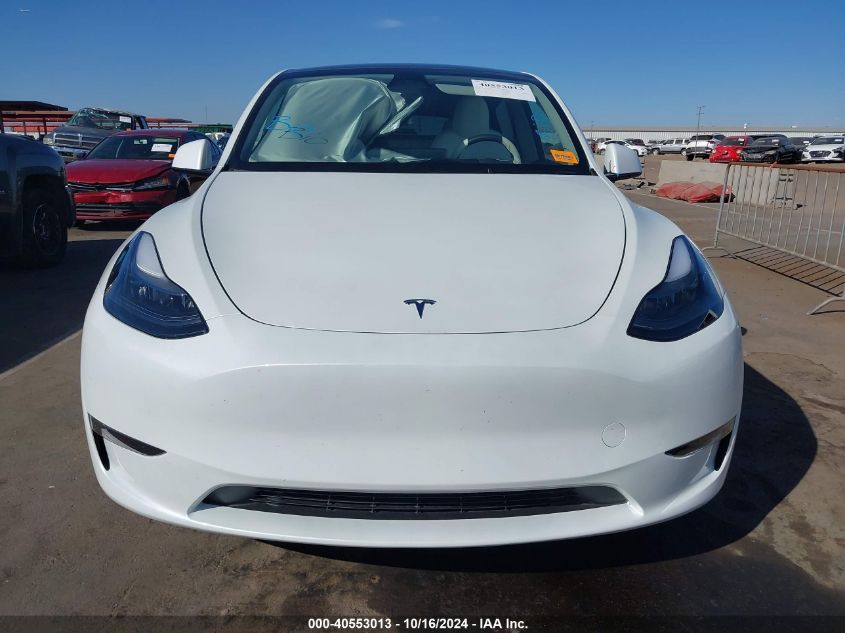 2023 Tesla Model Y Awd/Long Range Dual Motor All-Wheel Drive VIN: 7SAYGAEE4PF969503 Lot: 40553013