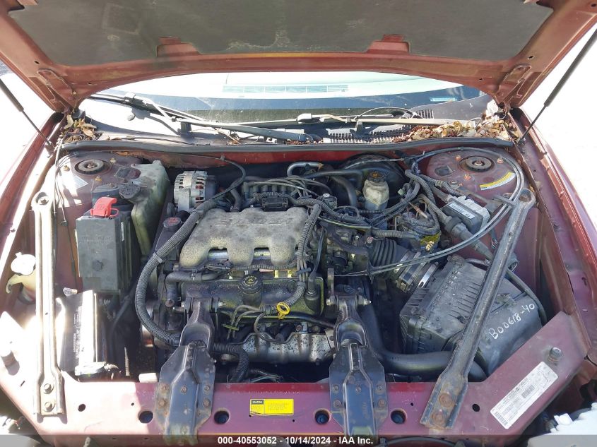 2000 Buick Century Limited VIN: 2G4WY55JOY1221255 Lot: 40553052